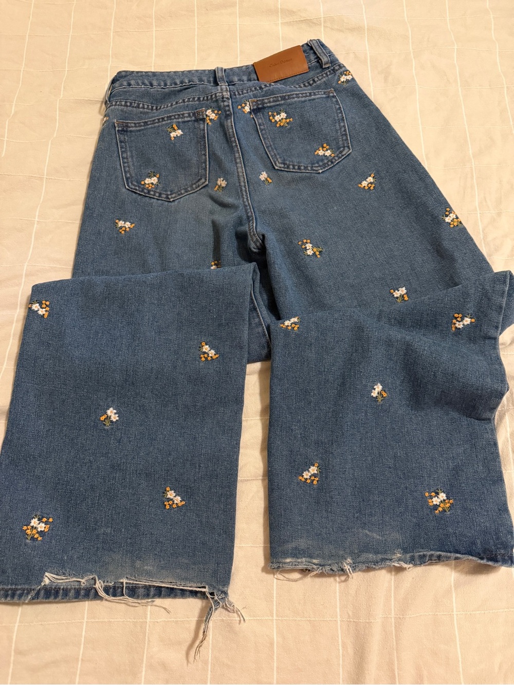 Cider floral jeans low rise - Size XXS - Picture 5 of 7